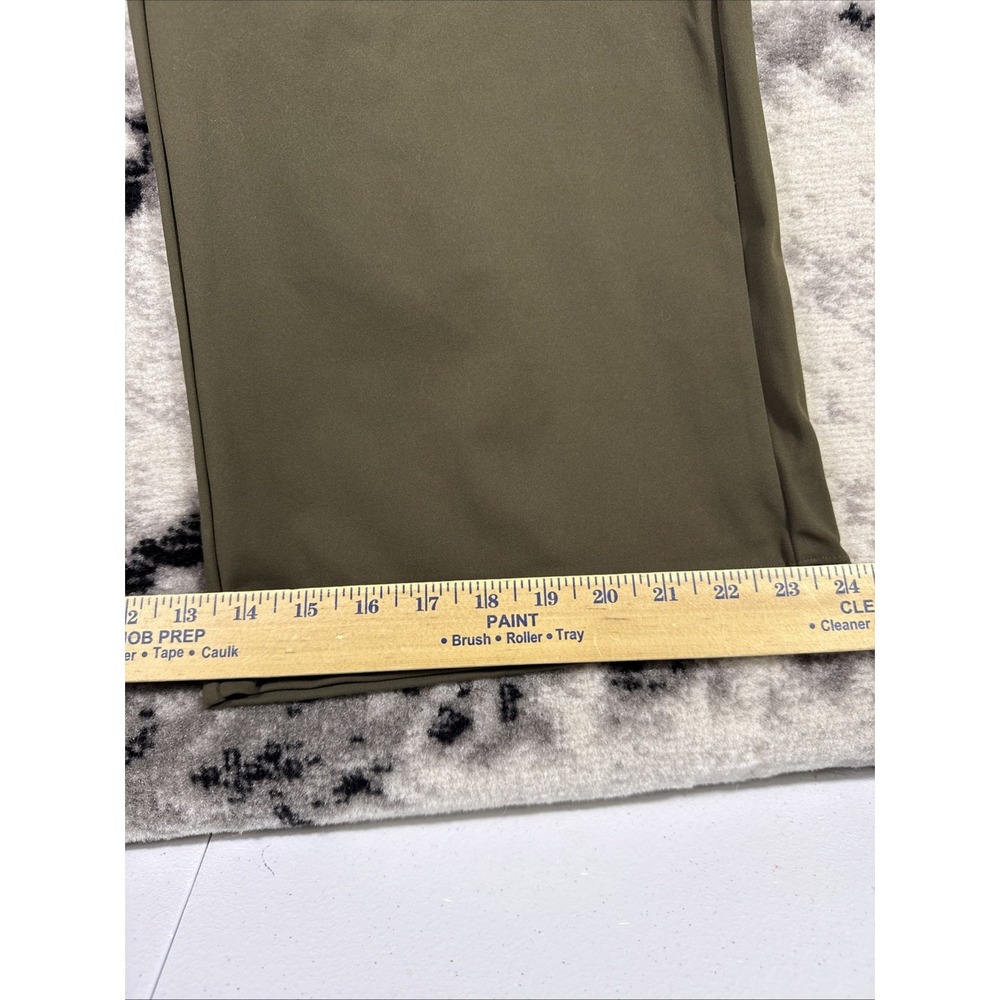 Halara Halotek Air Pants Womens Size Large Earthy Green Wide Leg Stretch Boho - Picture 8 of 13